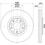 Stone Brake Disc Front BR13370