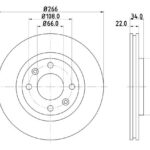 Stone Brake Disc Front BR12568
