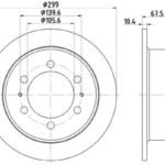 Stone Brake Disc Rear Solid BR13738