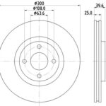 Stone Brake Disc Front BR15434