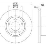 Stone Brake Disc Front - Vented BR13070