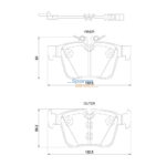 Stone Rear Brake Pads SP89740