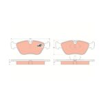 Stone Brake Pads Front (Sensor Wire Excl) SP25700