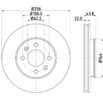 Stone Brake Disc Front - Vented BR14166