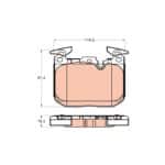 LPR Brake Pads Front 05P1854