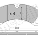 Metelli Brake Pad Set F - w/o Sensor 209.5x94.2x17 - 22-0956-0