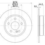 Stone Brake Disc Rear BR14636