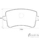 Stone Brake Pad Set Front SP81000