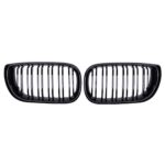 BMW E46 3 Series LCI Dual Slat Kidney Grilles Black Set 02-05