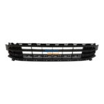 VW Jetta 6 Front Bumper Center Grille Black 15-18